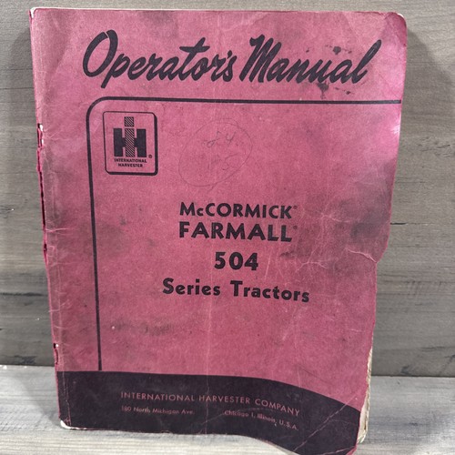 Farmall mccormick 504 - 504, tractor